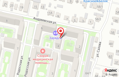 SUSHI HOUSE на Андреевской улице на карте