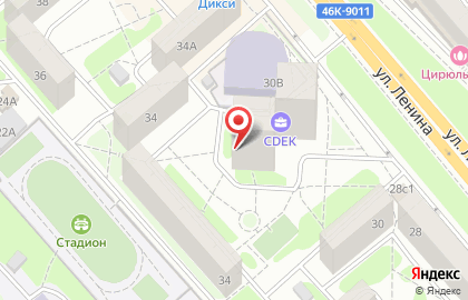 Доставка зоокорма на улице Ленина на карте