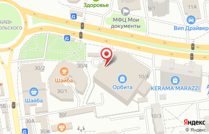 Батутный парк №1 на проспекте Королёва на карте
