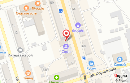 Мини-маркет Калина в Благовещенске на карте
