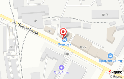 Автосервис Подкова в Октябрьском районе на карте
