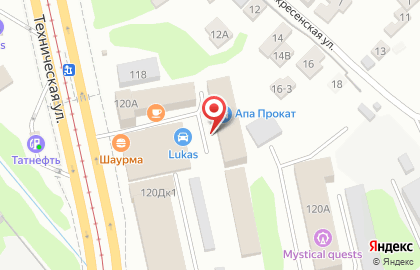 Международная служба экспресс-доставки FedEx-TNT на Технической улице на карте