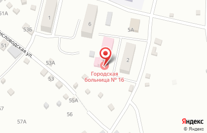 Новокузнецкая городская клиническая больница №1 им. Г.П. Курбатова в Новокузнецке на карте