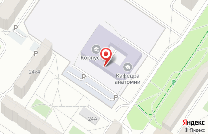 Уральский государственный медицинский университет на улице Начдива Онуфриева на карте