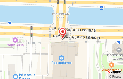 KAIZER на набережной Обводного канала на карте