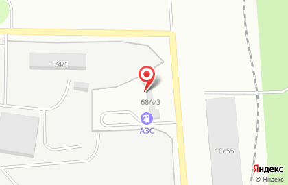 АЗС в Красноярске на карте