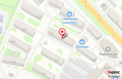 Домашний в Петропавловске-Камчатском на карте
