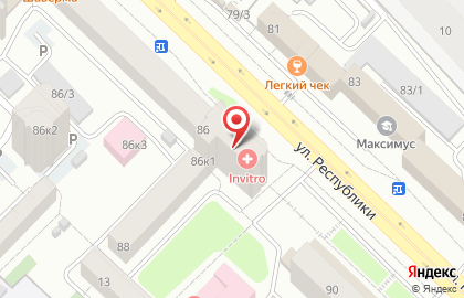 Уральский правовой центр на карте