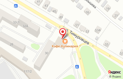 Банкетный зал 333 на улице Тимуровцев на карте