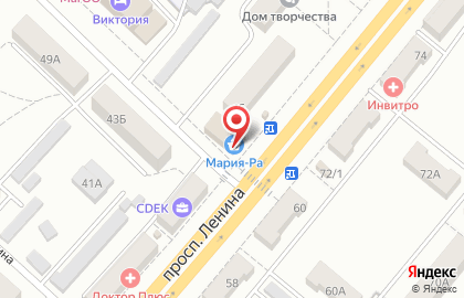 Мебельный салон Интерьер-Мебель на проспекте Ленина на карте
