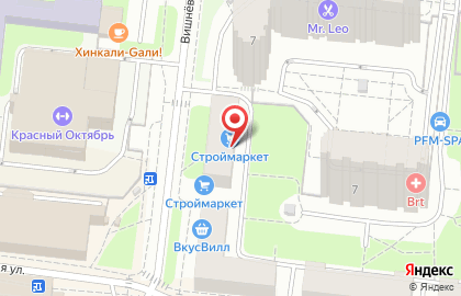 Парикмахерская на Вишневой улице на карте