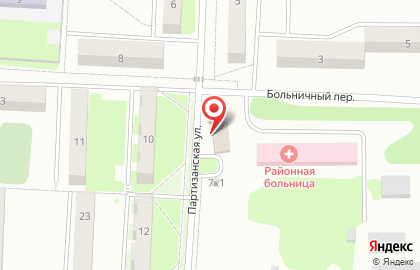 Сеть аптек, ООО Унимарт на Партизанской улице на карте