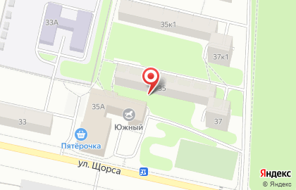 Южный на улице Щорса на карте