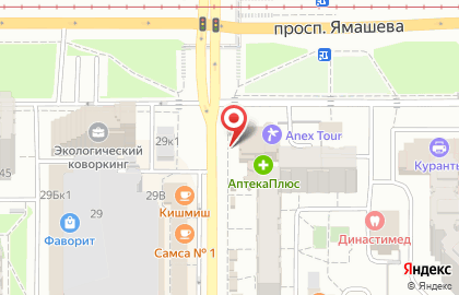 Торгово-консультационный центр Oriflame в Ново-Савиновском районе на карте