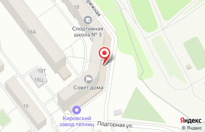 Мини-маркет Оазис на Подгорной улице на карте