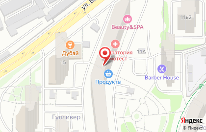 Магазин Sonno Bello на улице Комарова на карте