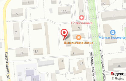 Московская ярмарка на улице Маршала Чуйкова на карте