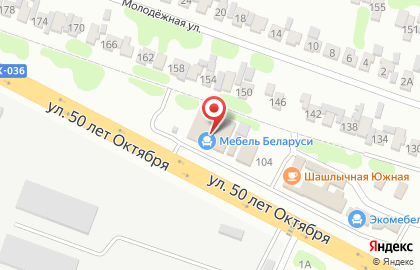 Центр кровельных материалов на улице 50 лет Октября на карте