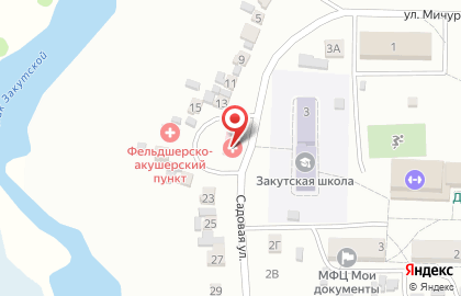 Фельдшерско-акушерский пункт, хутор Закутский на карте