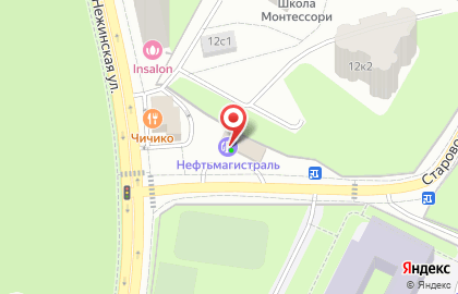 Кафе быстрого питания Sub Cafe на Славянском бульваре на карте