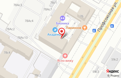 Торговая компания Тельферкран на Профсоюзной улице на карте