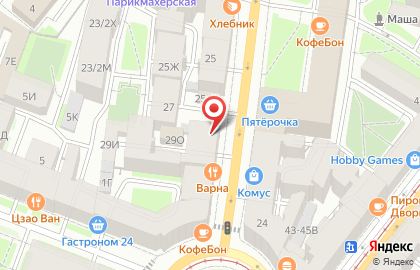 Столовая на Нарвском проспекте, 13 на карте