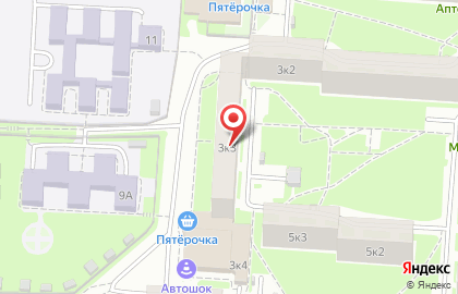 Пиццерия PIZZA RICCA на улице Композитора Касьянова на карте