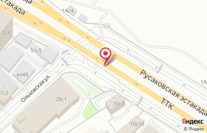 Парковка Гормост на Ольховской улице на карте