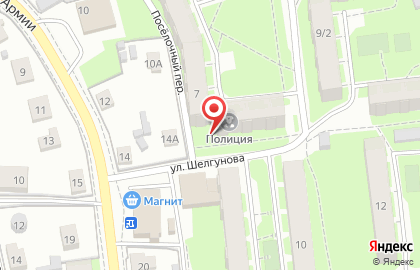 Парикмахерская Грации на улице Шелгунова на карте