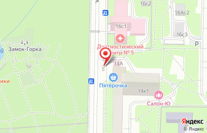 Киоск печатной продукции АМО-Пресс на Абрамцевской улице на карте