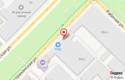 Магазин инструмента и оборудования ТМК на Астраханской улице на карте