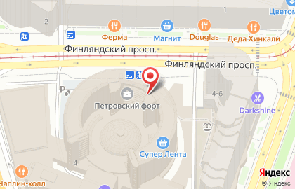Городской центр бронирования и туризма в Санкт-Петербурге на карте
