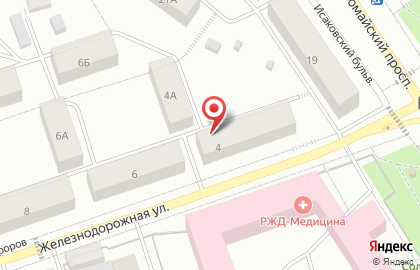 Петрозаводский линейный отдел МВД России на транспорте в Петрозаводске на карте