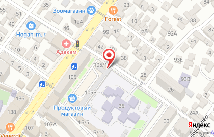 Продовольственный магазин Амина в Советском районе на карте