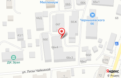 Фирменный магазин Белоречье на улице Чернышевского на карте