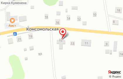 Детский сад пос. Кумачёво на карте