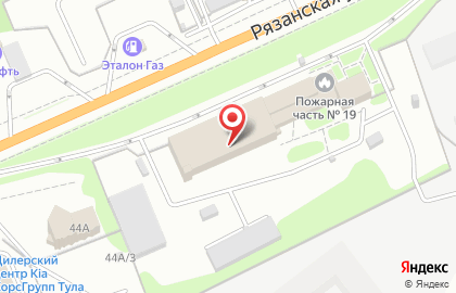 АЗС на Рязанской улице на карте
