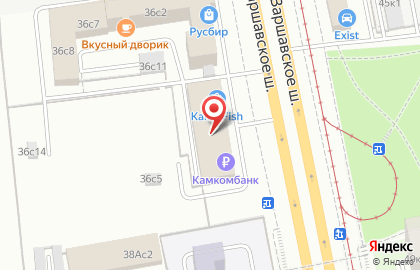 Компания Мир Натяжных потолков на Варшавском шоссе на карте