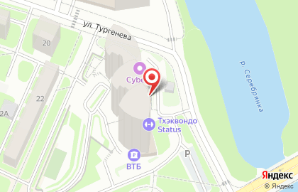 Деко Лайн на улице Тургенева на карте