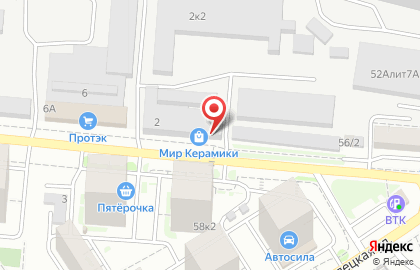 Магазин Мир керамики в Воронеже на карте