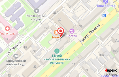 Стоматологический кабинет Денталия на проспекте Ленина на карте