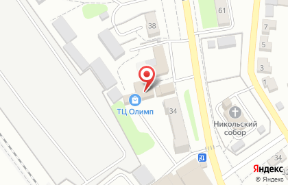 ТЦ Олимп, торговый центр на 1-й аллее на карте