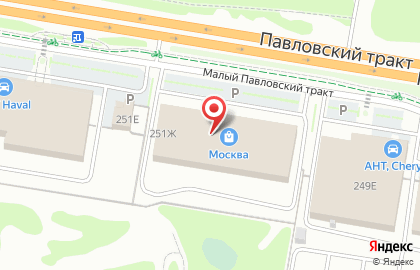 Магазин ортопедических матрасов и товаров для сна Askona на Павловском тракте, 251ж на карте