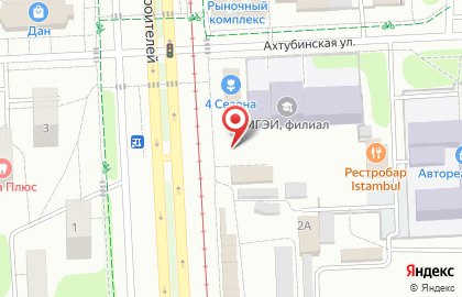 Магазин Мясное изобилие на Ахтубинской улице на карте