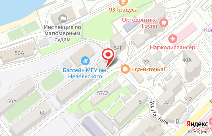 Продуктовый магазин Альянс на улице Станюковича на карте