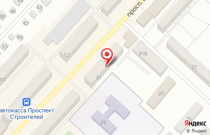 Ателье Элегант, ателье на проспекте Строителей на карте