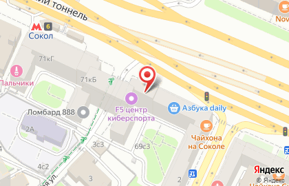 Россельхозбанк на Ленинградском проспекте на карте
