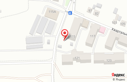 На Квартальной на карте