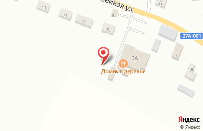 Загородный ресторан Домик в деревне на Шоссейной улице на карте
