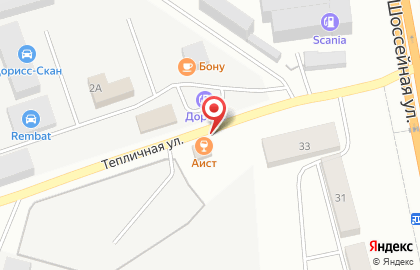 Магазин Аист на Тепличной улице на карте